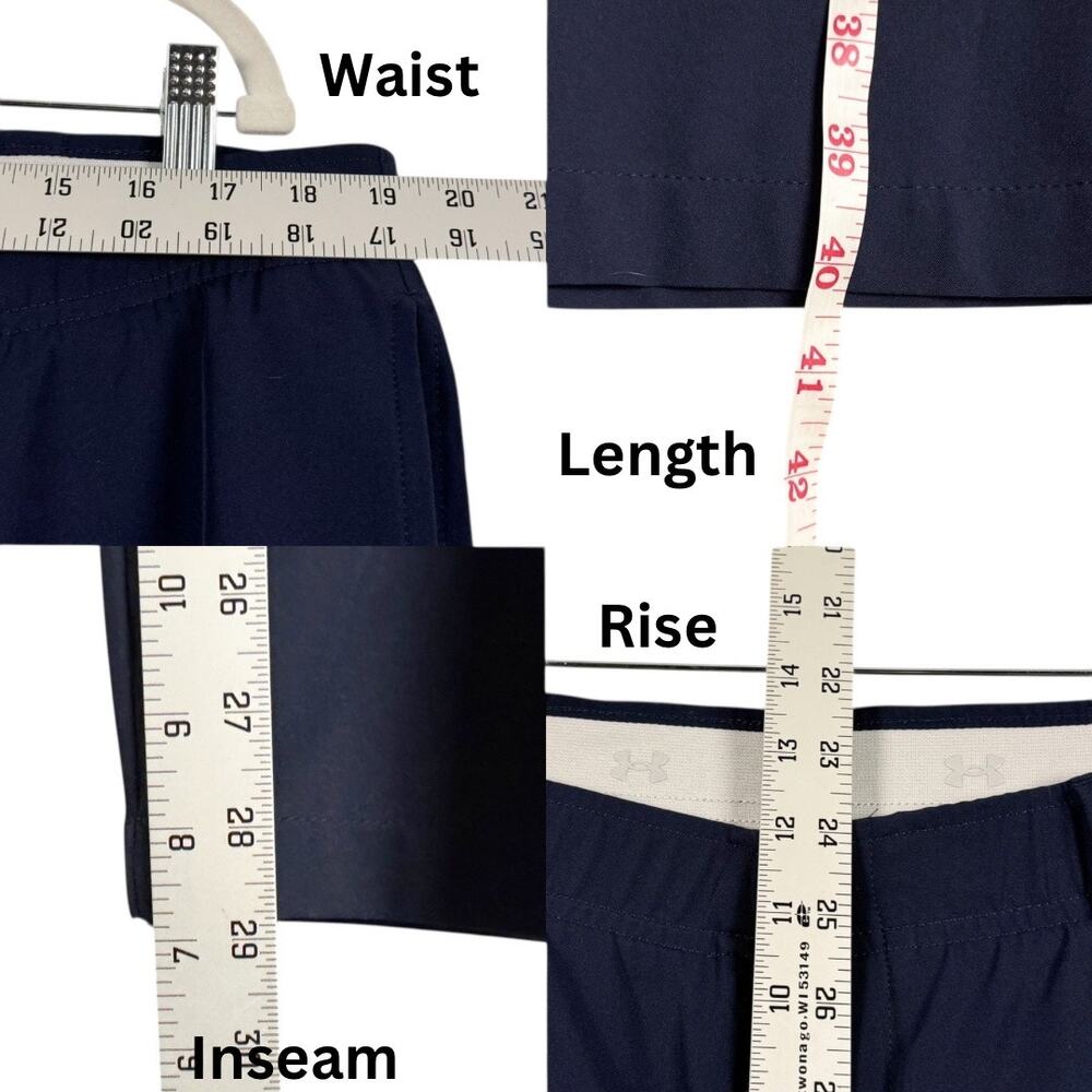 Under Armour Lightweight Quick Dry Elastic Waist Pants Trousers 40/30 Athleisure - Picture 8 of 11
